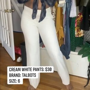 White Pants